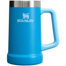 Stanley Adventure Big Grip Bierkrug 24 oz | Hält Bier stundenlang kalt | Fängt 2 Dosen Bier ein | Isolierter Edelstahl