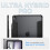 Spigen Spigen Ultra Hybrid Pro projetado para iPad Air de 13 polegadas M2 (2024) com traseiro transparente e porta -l   pis - preto 5