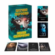 ZHQGYN Evil Eye Oracle Cards Haters Exposed Return to Sender Oracle Cards for Insight and Discovery Eyewitness Exposed Deck of Wisdom and Revelat