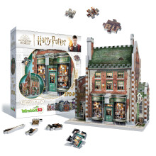 Wrebbit3D Harry Potter 3D-pusselmodell av Borgin och Burkes | Diagon Alley Collection |270 pusselbitar | Bygg och resa genom trollkarlsvrlden