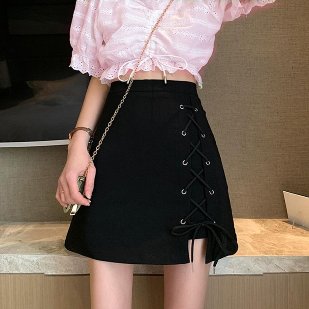 (M) "new Black A-line High Waist Skirts For Women And Girls - Spring & Summer Design