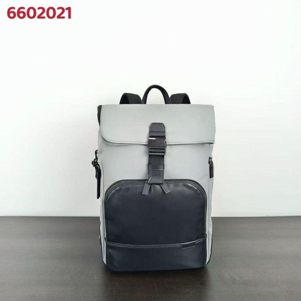 (gray) "harrison Series Men's Large Nylon Backpack - Casual, Lightweight, Laptop-friendly (6602021)