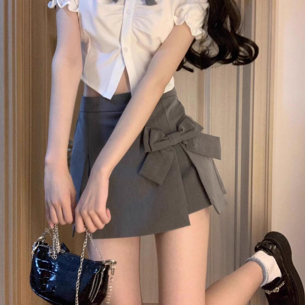 (Medium) "2024 Spring Sexy A-Line Slit Mini Skirt - Pure Desire Style