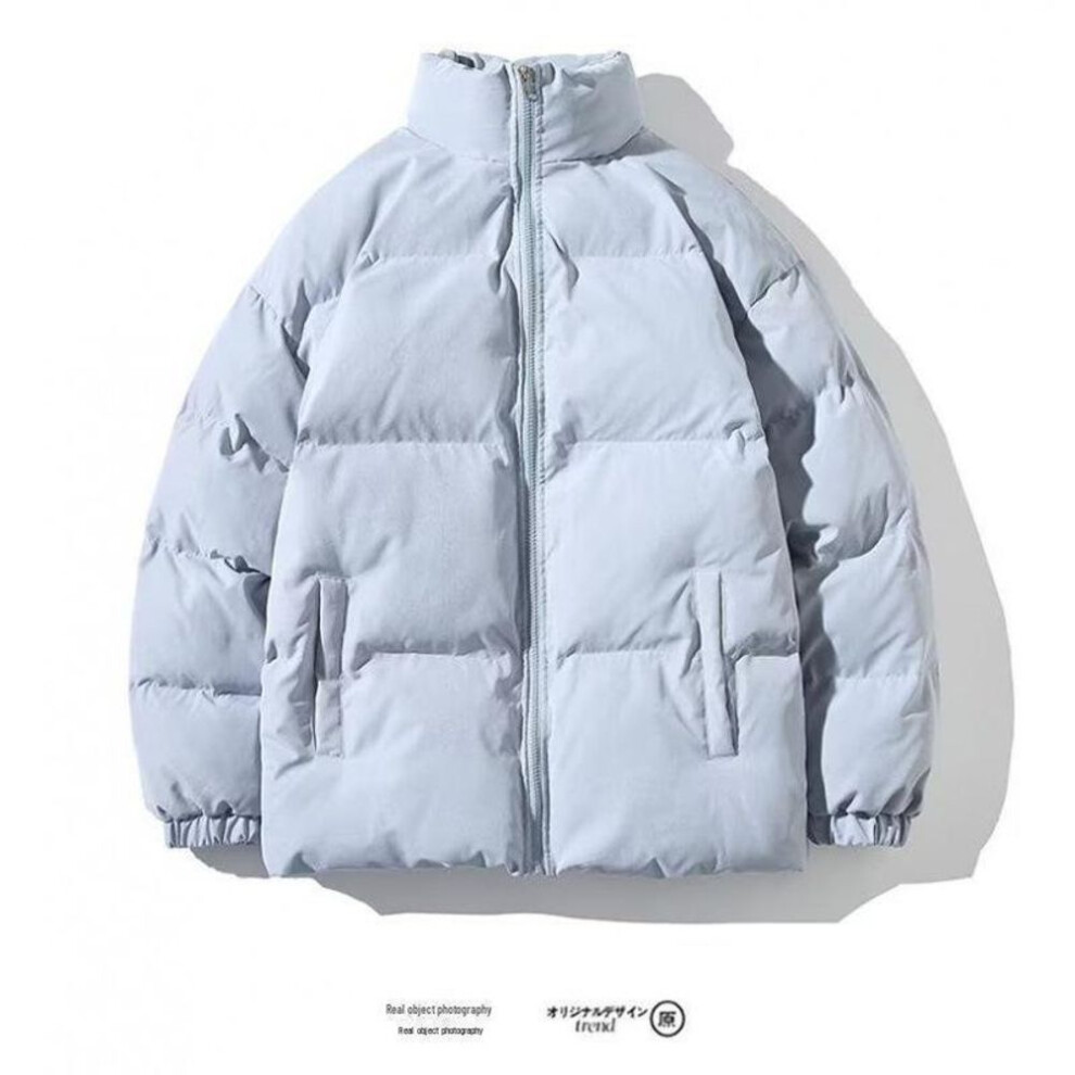 (blue, 4XL) 2022 Boys' Winter Cotton-Padded Jacket, Thick Warm Puffer, Sports Casual Fashion Brand, Handsome Design