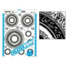 Deleter Screen Tone Jr JR-514 [ Dekorativt cirkelm?nster ] [Arkst?rrelse 182x253 mm (7,16""""x9,96"""")] Til tegneserie-manga-illustration