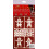Stencil Γυαλίζοντας Gingerbread Άνθρωποι Armour Products 1