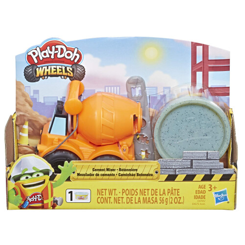 Play-Doh Play-Doh Wheels Μίνι Τεχνικό Αυτοκινητάκι με 1 Κονσέρβα Μη τοξικής Σύνθεσης