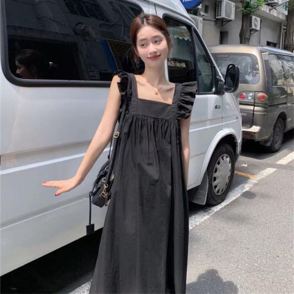 (black, Medium) "summer 2023 Maternity Dress With Back Bow Tie
