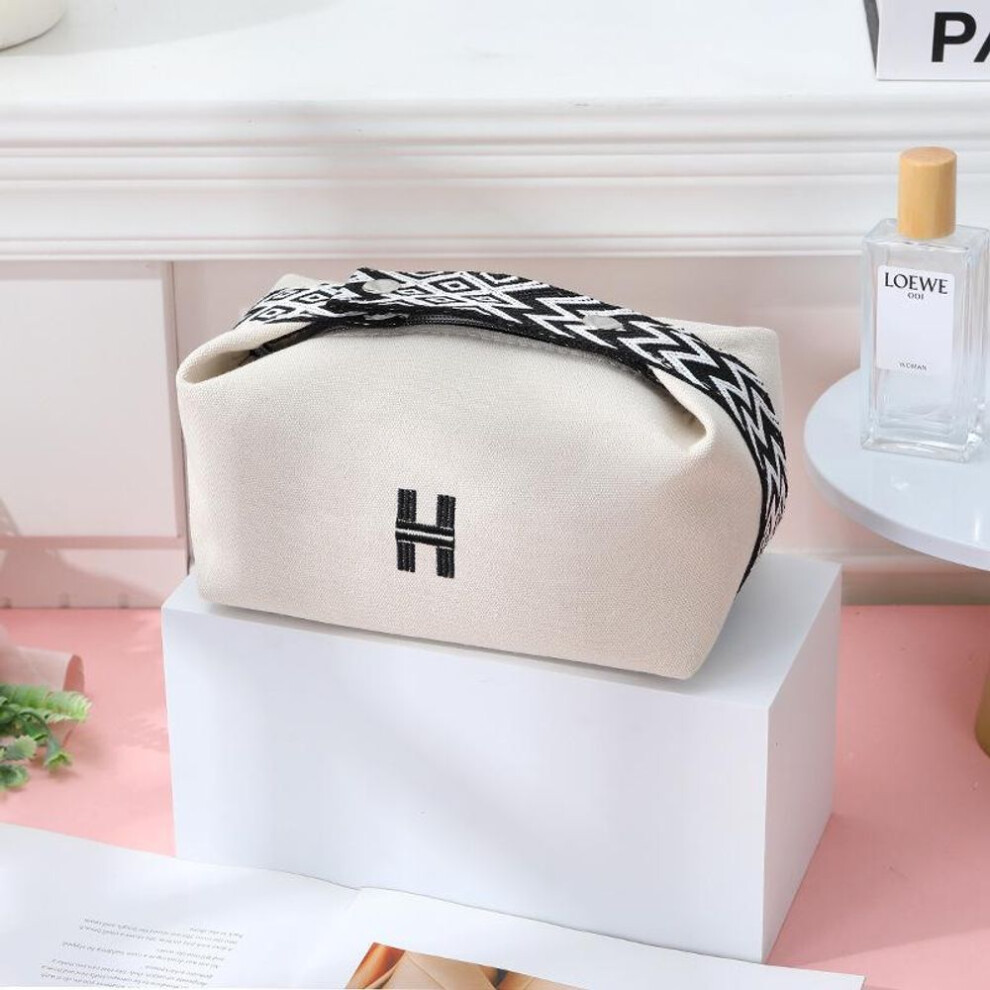 (black) "Grand Hyatt Canvas Travel Toiletry & Cosmetic Bag for Women