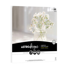 Astrodesigns Χαρτί Κατασκευών, 12" x 12", 65 lb/176 gsm, Λευκό, 70 Φύλλα (91522)