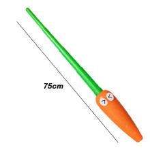 (L Carrot A) 3D Carrot Telescopic Knife Gravity Retractable Katana Swords for Kids Toys Stress Relief Push Card Sword Decompression Gift Toys