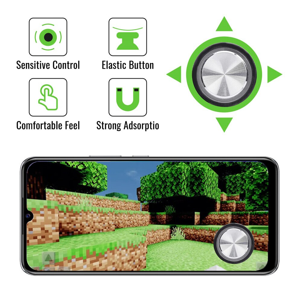 (1pc) Mobile Gaming Controller Game Trigger For Aim Shooting Gamepad Joystick Controller Metal Button for IPhone Android