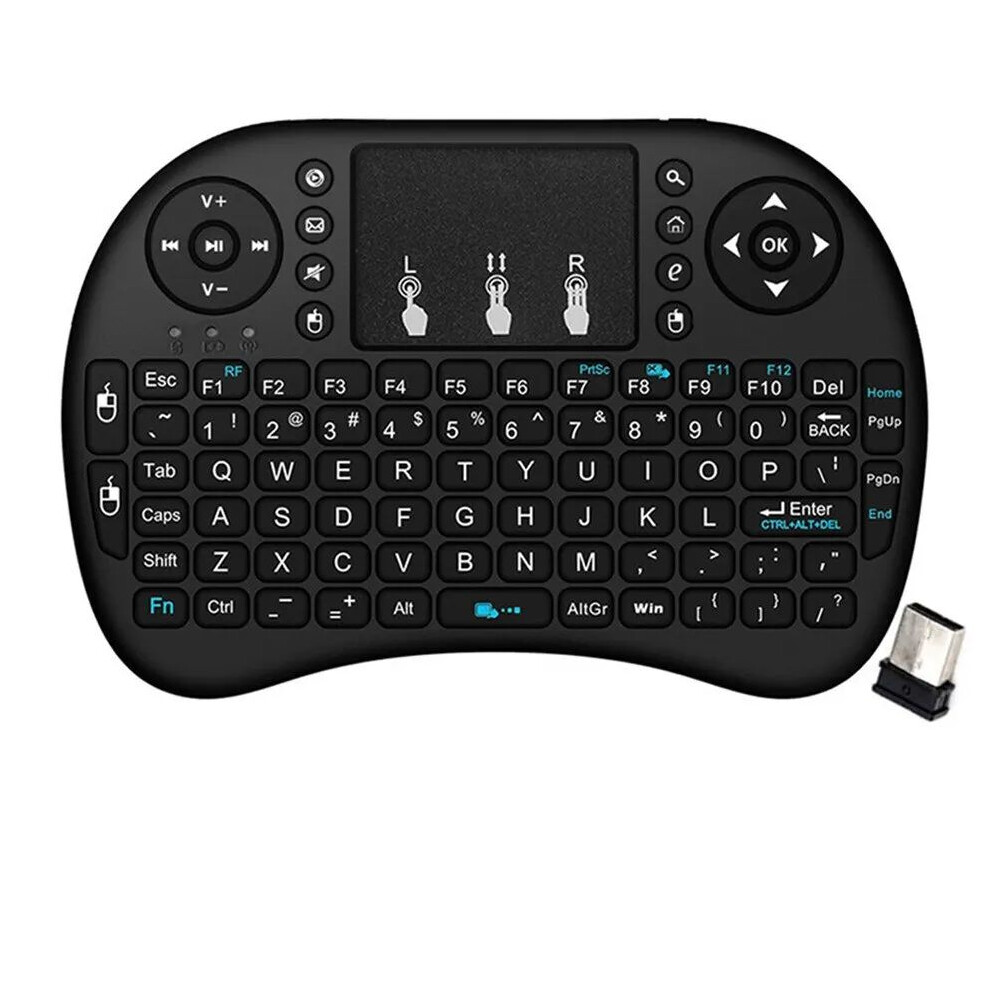 (I8) GAMINJA I8 Mini Handheld Keyboard Remote Control 2.4G Air Mouse Wireless Keyboard With Touchpad For Android TV Box PC Smart TV-image-OPC-PGCKYRG-NEW