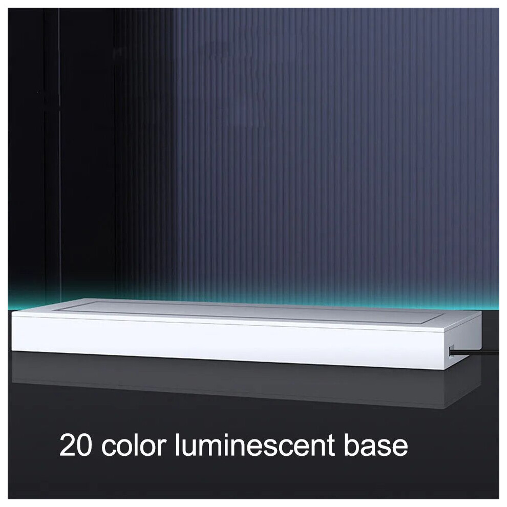 (Luminous Base) YLW RGB Base Clear Dust Cover for Nintendo Switch Oled Protection Cover Protective Sleeve Acrylic Display Shell Game Accessories