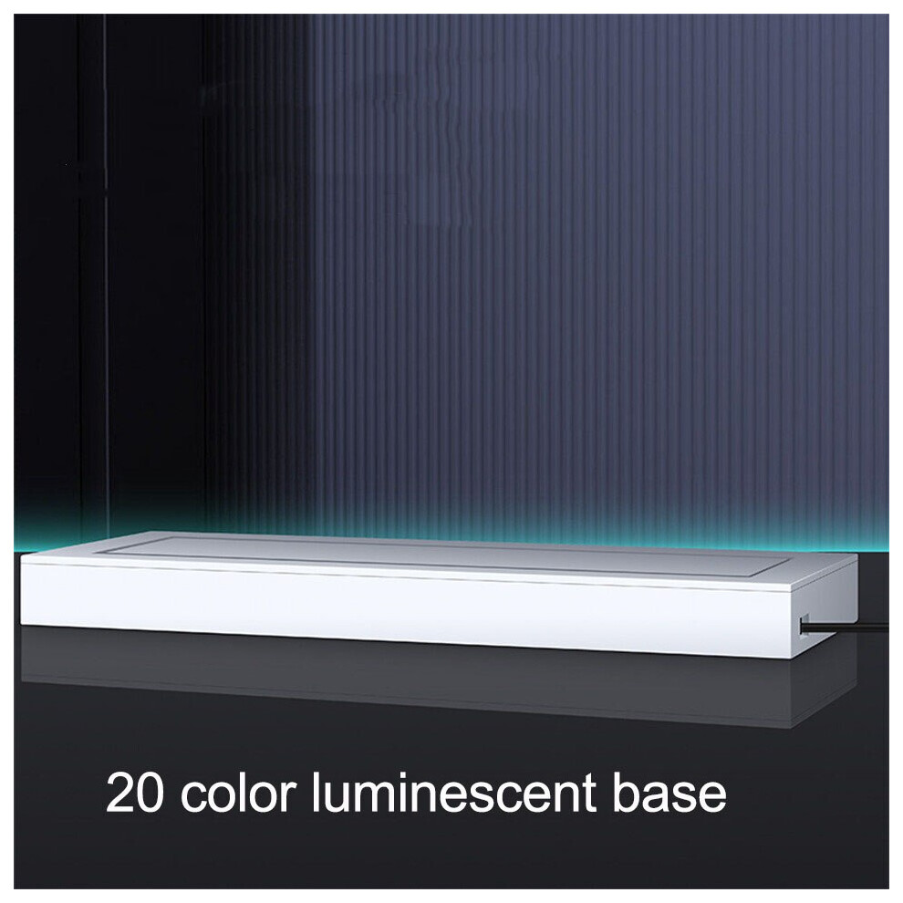 (Luminous Base) YLW RGB Base Clear Dust Cover for Nintendo Switch Oled Protection Cover Protective Sleeve Acrylic Display Shell Game Accessories