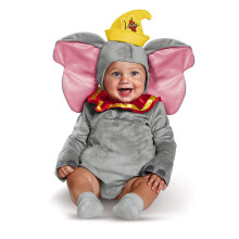 Disguise unisex baby Dumbo kostym, grå, 12-18 månader