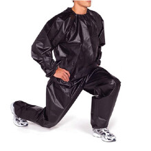 (Black,4XL)Sauna-Anzüge Fitnessstudio Schlankheitsformung Strapazierfähiger Gewichtsverlust Schwitzanzug