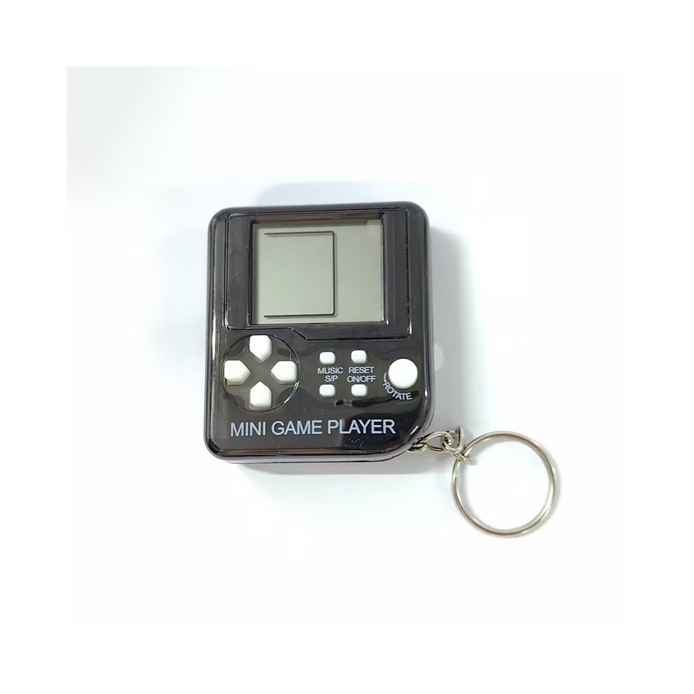 (Black) GAMINJA Retro Mini Handheld Game Players Classic Electronic Games Hand Held Console Game Child Puzzle Gaming Console Toys Gift