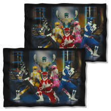 Trevco Sportswear PWR116FB-PLO1-0 20 x 28 in. Power Rangers Stance Front & Back Print Pillow Case, White