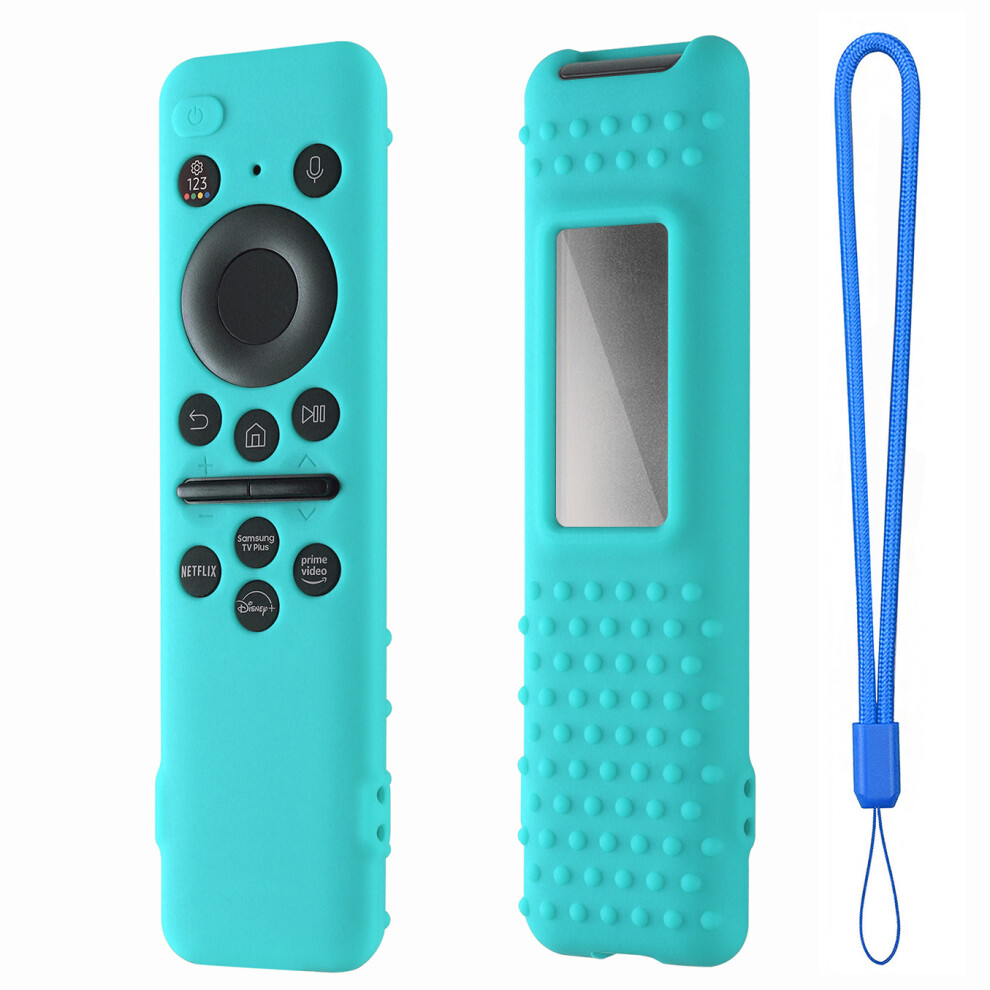 (Mint ) Silicone Protective Cover For Samsung Smart Tv Remote Control Bn59-01432 Bn59-01436 Tm2360 For Samsung Solar Cell Remote Case Green 787276991170