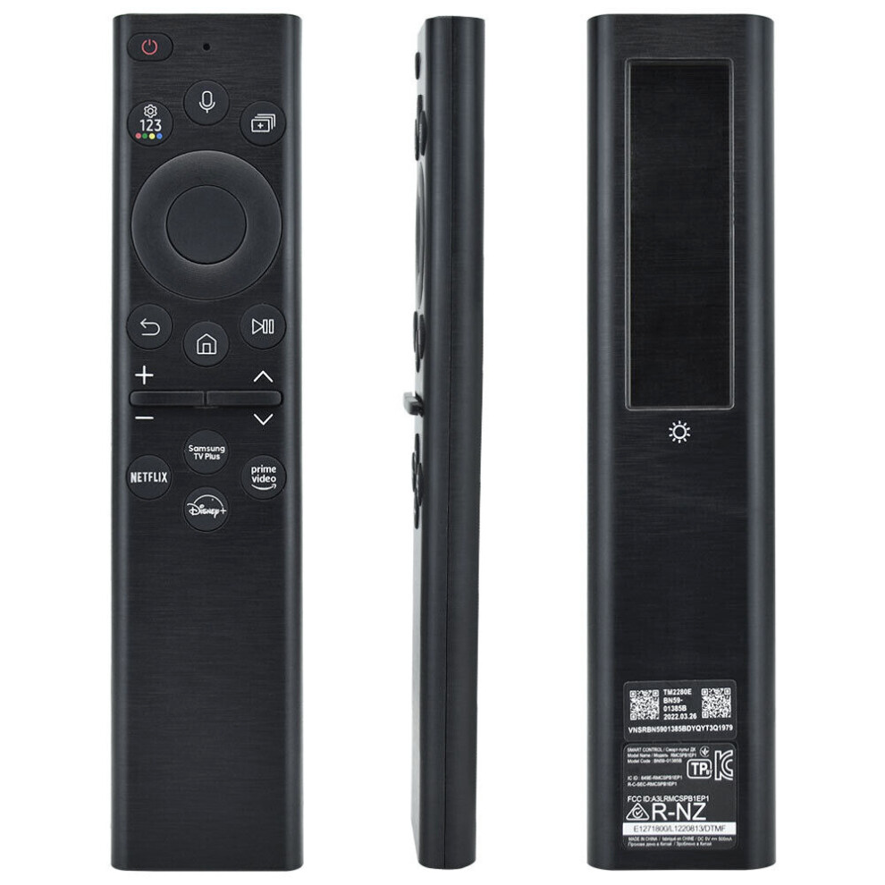 New Bn59-01385B Rechargeable Solar Voice Remote For Samsung 2022 Q60b/Q70b/Q80b/Qn85b/Qn90b/Qn95b/Qn800b 785159230828
