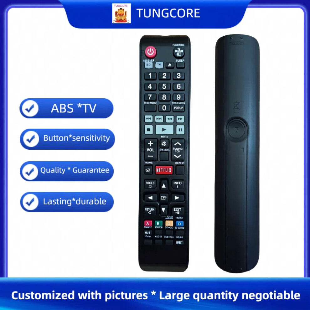AH59-02408A Replaced Remote Control FOR Samsung Blu-Ray Player HTE5350 HT-E5330 HT-E4500K HT-E6550W HTE6500 HT-E4500/ZC HT-E6530
