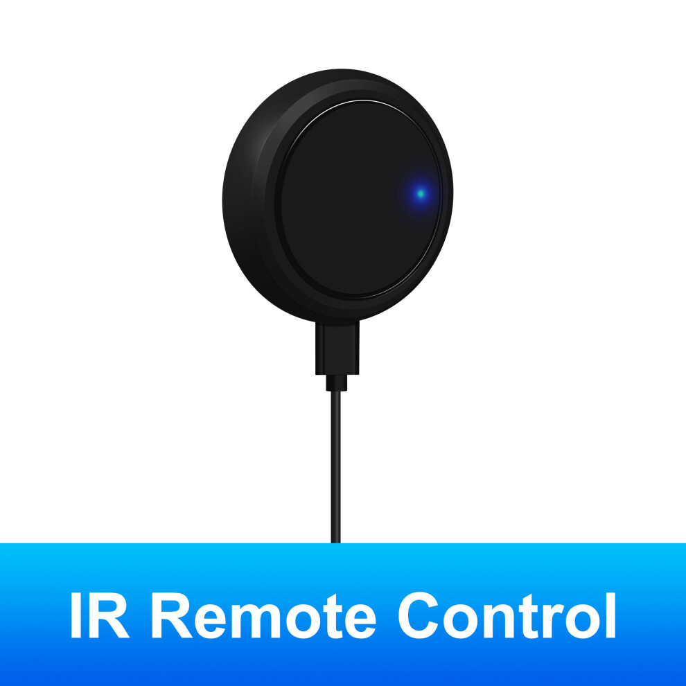 (1 PC) GIRIER Tuya WiFi Smart IR Remote Control Hub, Universal Infrared Remote Blaster for TV AC DVD STB, Works with Alexa Google Home