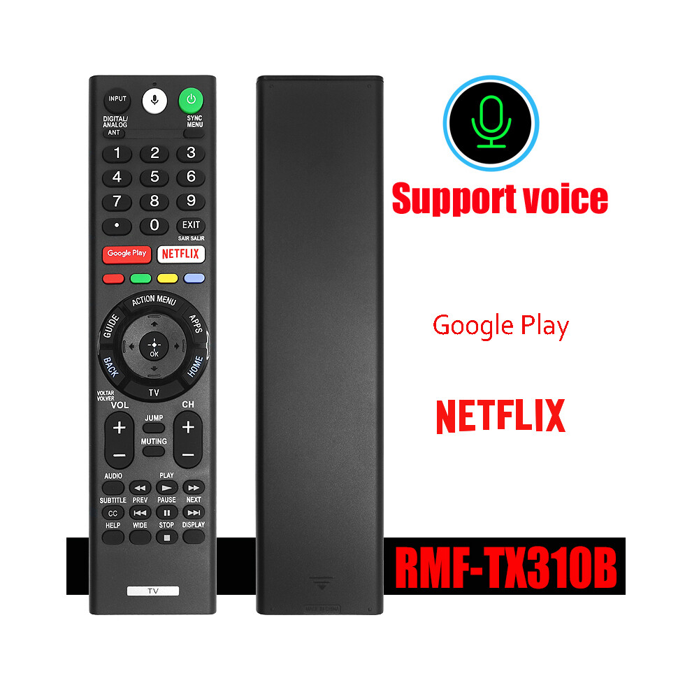 (Rmf-Tx310b) Rmf-Tx300e Tx310b Tx310u Tx310p Tx300p Bluetooth Voice Microphone Remote Control For Sony 4K Smart Lcd Tv Remote Control 785607761362