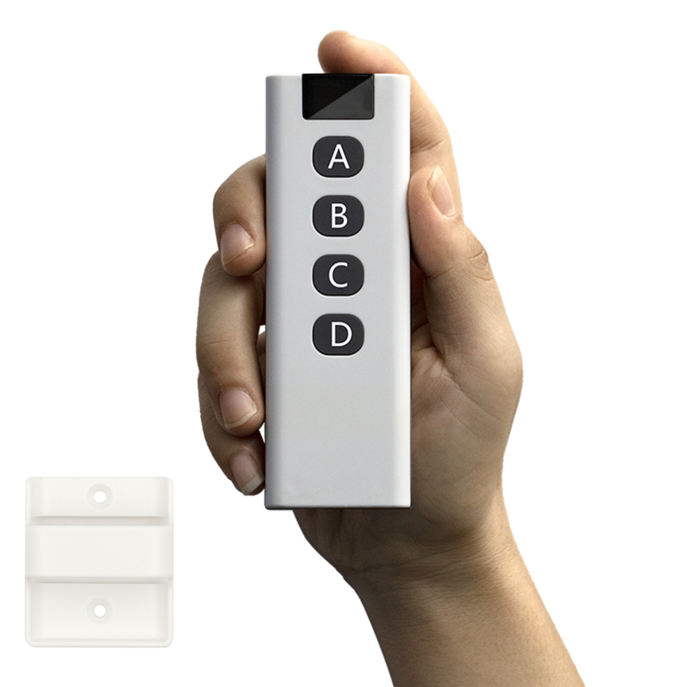 (4buttons) 433 Mhz Wireless RF Remote Control 1527 Learning Code Remote Controller 1/2/3/4CH Controller For Garage Door Lamps Lights Gate