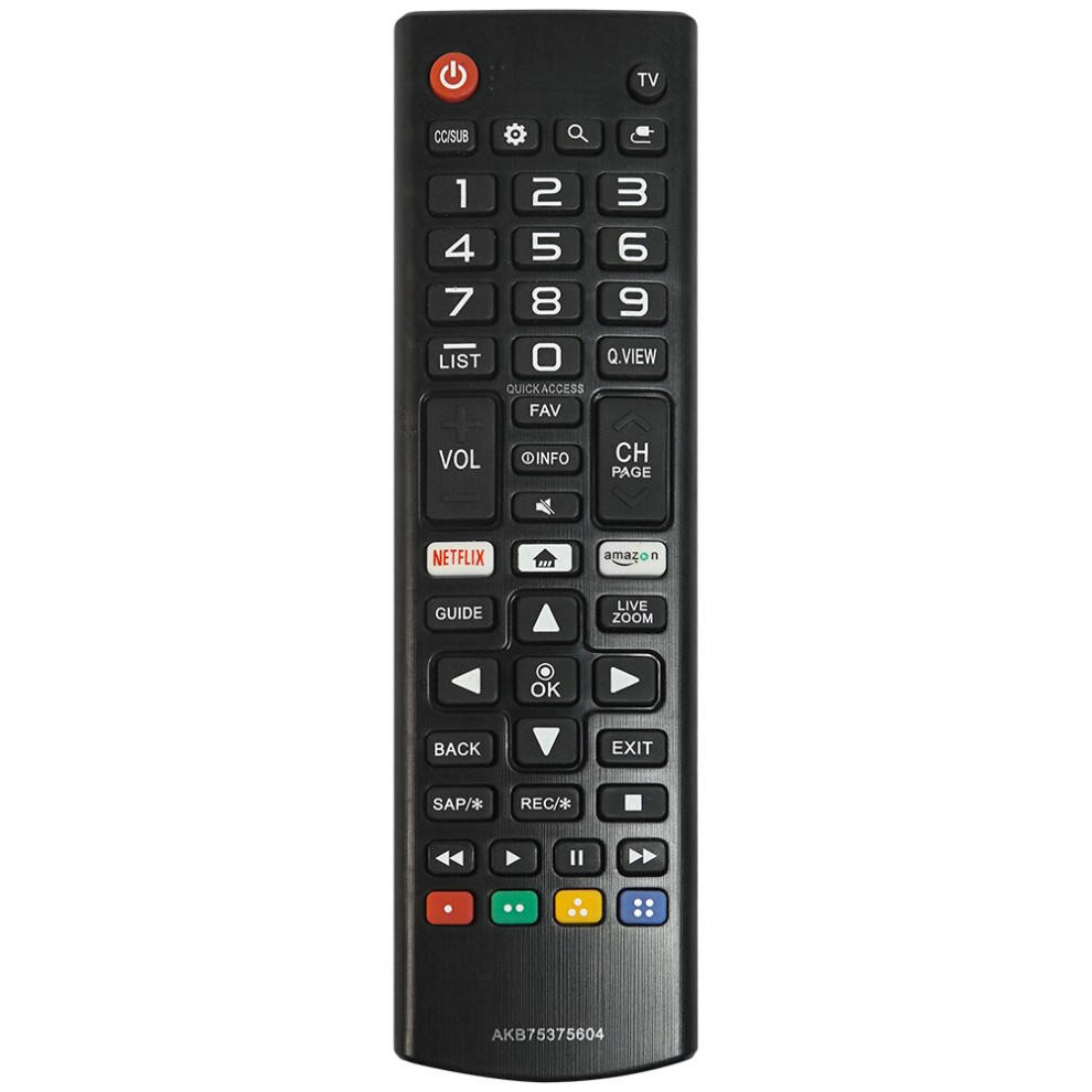 (Black) NEW AKB75375604 Remote Control Fit for LG SMART TV 43UK6300PUE 32LK610BPUA 49UK6300PUE 55UK6300PUE
