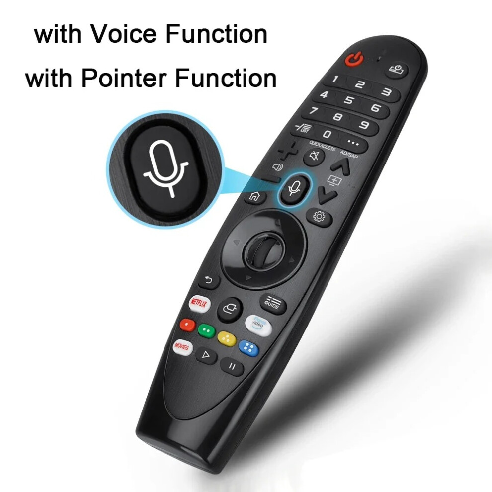 (Voice Version) Universal Magic Remote for Smart TV Replacement for AKB75855501 MR20GA MR21GA MR21GC MR19BA 2018-2020 Smart TV Magic Remote