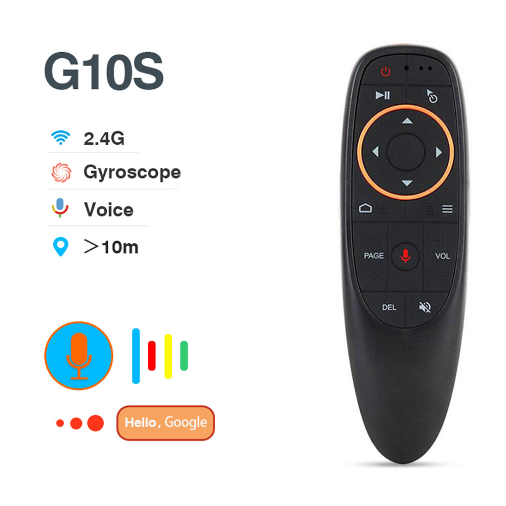 (G10S) G10S Pro bt BPR2S PLUS 2.4G Wireless IR Remote Controller BLE Voice Control Air Mouse Smart Remote Control for Android Tv Box PC