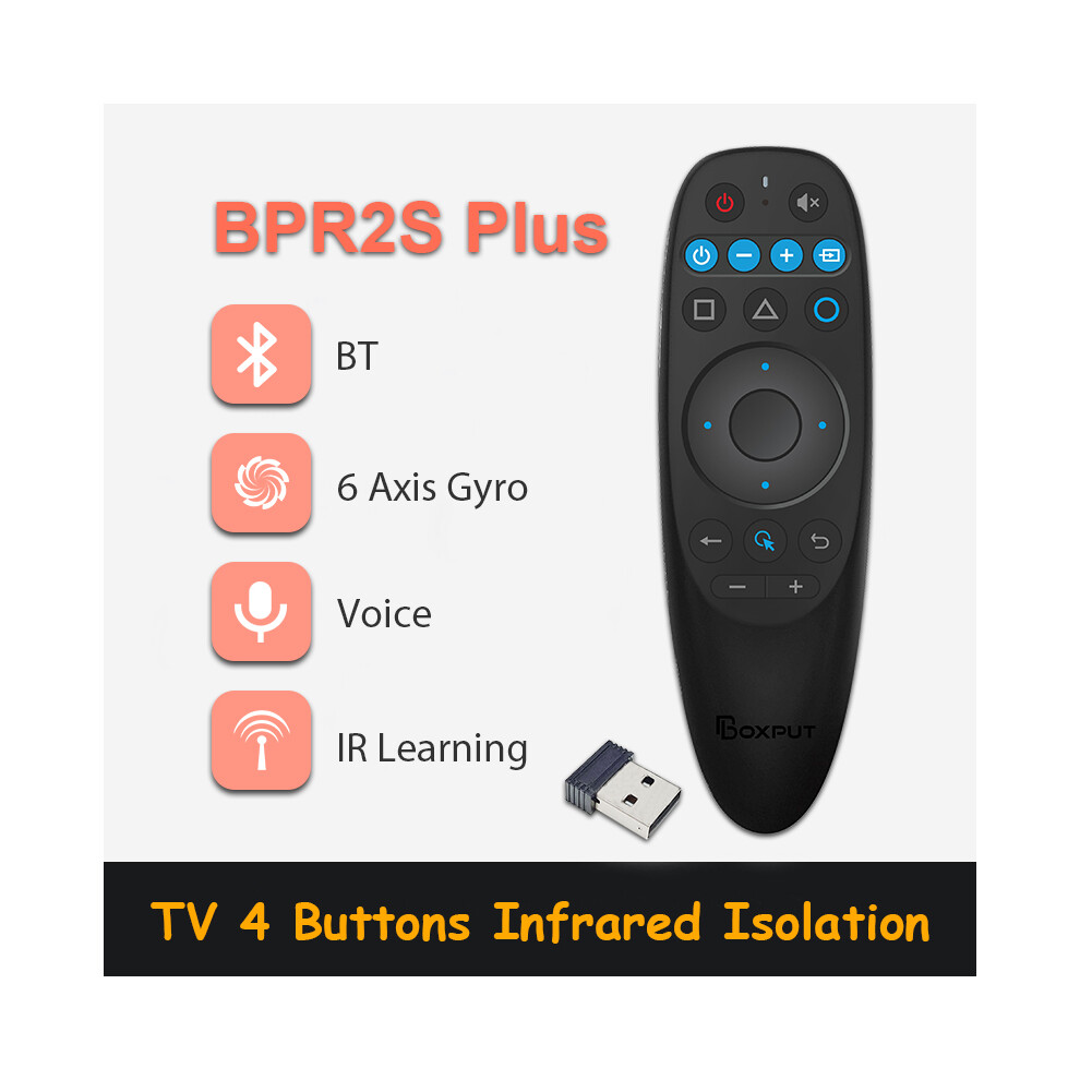 (BPR2S PLUS) G10S Pro bt BPR2S PLUS 2.4G Wireless IR Remote Controller BLE Voice Control Air Mouse Smart Remote Control for Android Tv Box PC