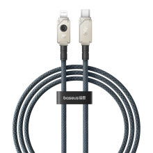 Baseus Schnellladedatenkabel USB-C - Lightning, 1 m - Weiß