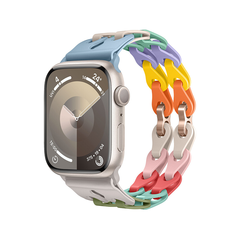 (Macaron, 38Mm 40Mm 41Mm) Silicone Strap For Apple Watch Ultra 2 Band 49Mm 44Mm 42Mm 38 40Mm 41Mm Sport Correa Bracelet For Iwatch Series 9 8 7 6 5 Se Not,Specified