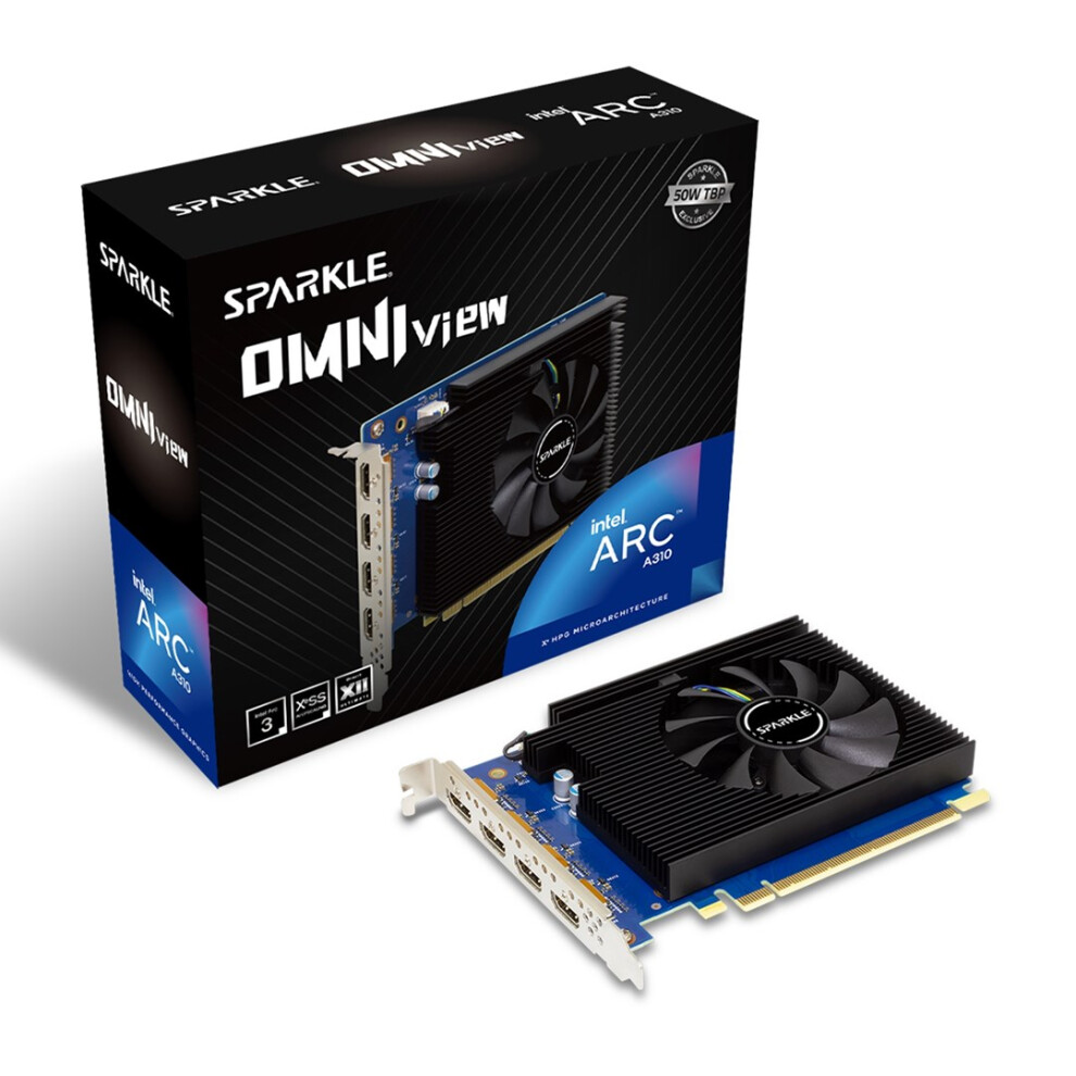 Sparkle Grafikkarte Intel Arc A310 Omni View 4Gb Gddr6 Niedriger Verbrauch - Image 3