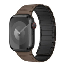 (chocolate Black, 42mm 44mm 45mm 49mm) Magnetic Loop for Apple Watch Bands 44mm 40mm 49mm 45mm 41mm 38mm Silicone Bracelet iWatch Series 9 8 7 6 5 4 3 Se ultra 2 strap