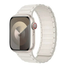 (starlight, 42mm 44mm 45mm 49mm) Magnetic Loop for Apple Watch Bands 44mm 40mm 49mm 45mm 41mm 38mm Silicone Bracelet iWatch Series 9 8 7 6 5 4 3 Se ultra 2 strap