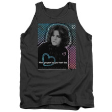 Trevco Sportswear UNI370-TK-4 Breakfast Club Heart Dies Adult Tank Top, Charcoal - Extra Large