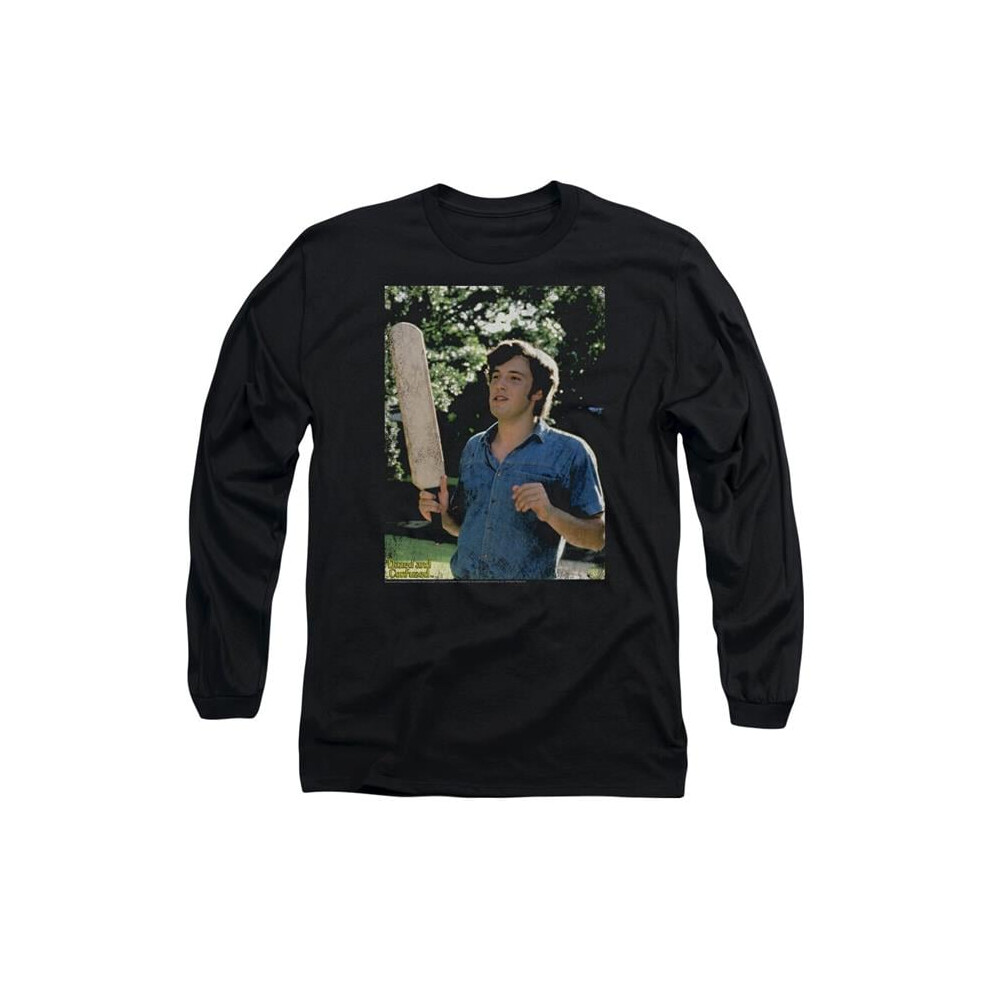 Trevco Sportswear UNI1005-AL-3 Dazed & Confused Obannion Adult Long Sleeve T-Shirt, Black - Large-image-OPC-PGCMW9V-NEW