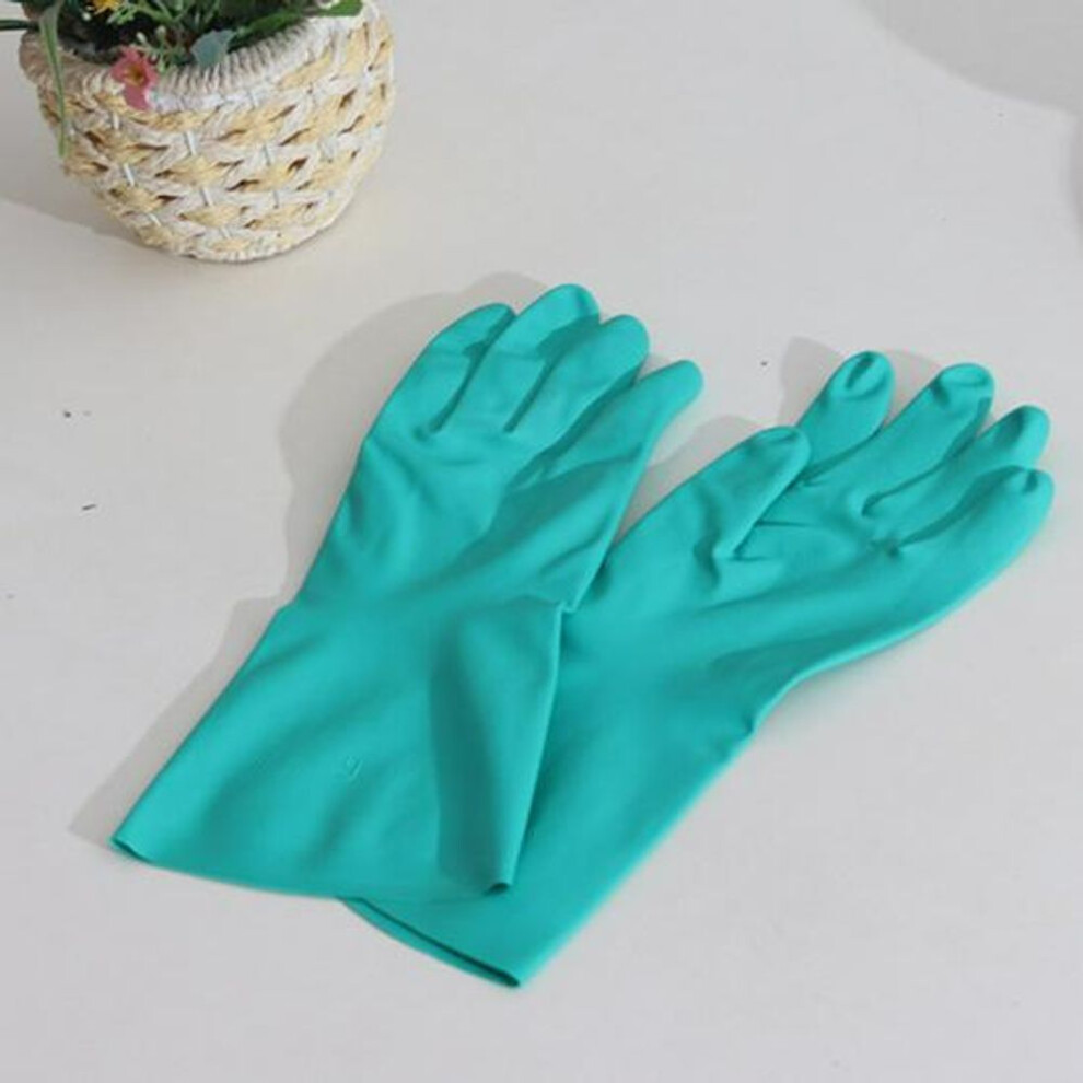 (green, Medium) "70g Puncture, Wear, Oil, And Tear-resistant Nitrile Gloves With Non-sticky Latex