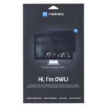 NATEC OWL Privacy Filter 17,3 tommer Mørkegrå