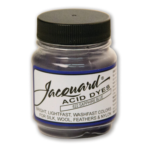 Jacquard Οξικό Χρώμα - Σαπφείρου Μπλε - 1/2 Oz Net Wt - Χρώμα για Μαλλί - Μετάξι - Φτερά - Νάιλον