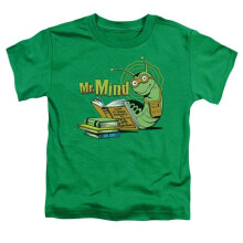 Trevco Sportswear DCO322-KT-1 DC Mr Mind Toddler Short Sleeve T-Shirt, Kelly Green - Large 4T