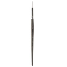 Escoda Perla Series 1430 Kort handtag rund konstnrs akvarellborste 8 White Toray Filament