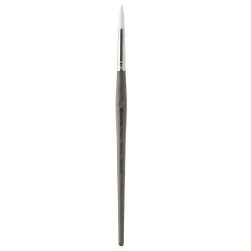Escoda Perla Series 1430 Short Handle Round Artist Watercolor Brush  8