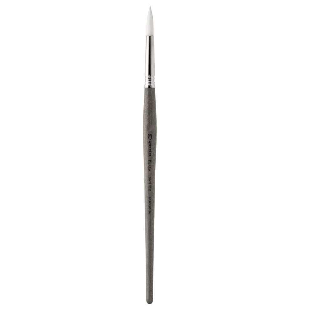 Escoda Perla Series 1430 Short Handle Round Artist Watercolor Brush 8