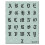 Stencil1 Γραμματοσειρές 1" - Γραφή παλαιάς Αγγλικής - Μυλάρι Άνω και Κάτω Γράμματα 1