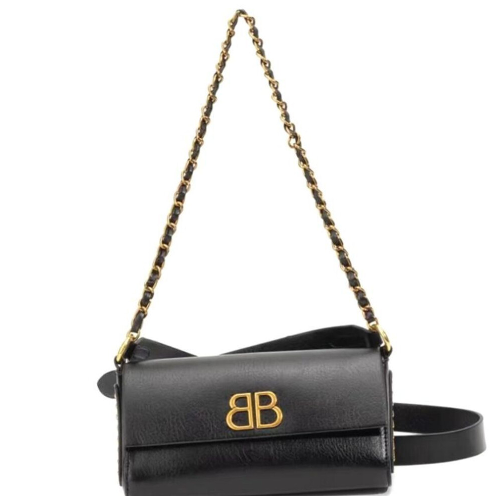 (black) "bb Light Luxury Women's Small Crossbody Bag - High-end Texture, Fashionable Casual Shoulder Bag