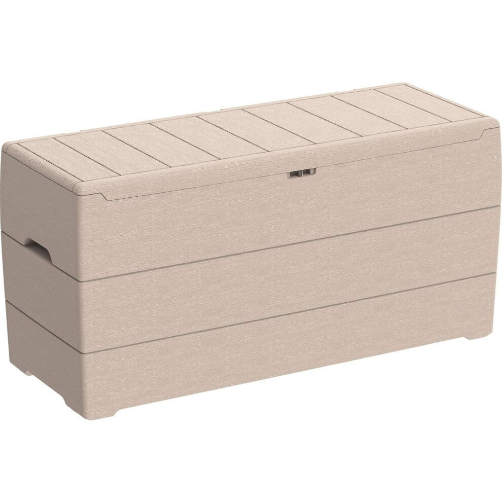 (270L, Warm Taupe) Gallons plastic storage box
